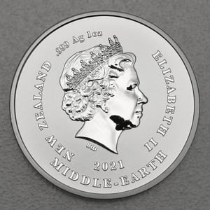 Silbermünze 1oz "Gandalf" 2021 Herr der Ringe (Niue) - Miniaturansicht 2