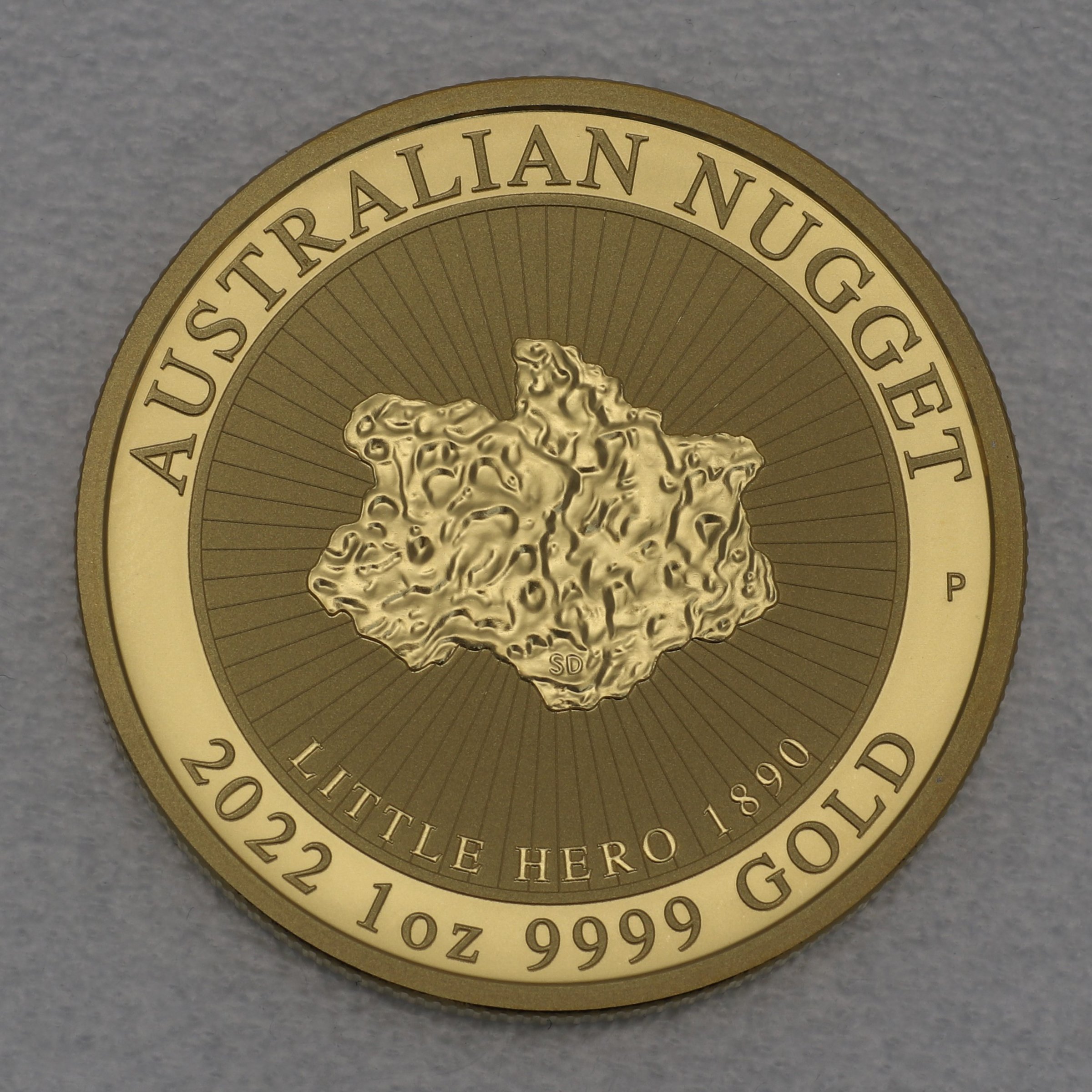 Goldmünze 1oz "Australian Nugget" 2022 Little Hero (Australien) - Hauptansicht