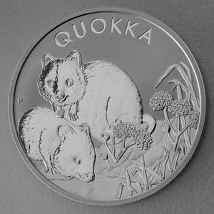 Silbermünze 1oz "Quokka" 2022 19% (Australien) - Miniaturansicht 1