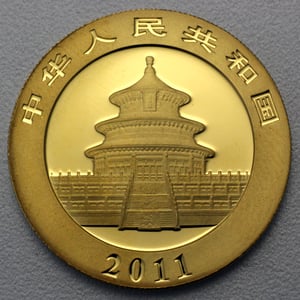 Goldmünze 1oz "Panda" 2011 (China) - Miniaturansicht 2