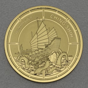 Goldmünze 1oz "Ching Shih" 2021 Pirate Queens (Salomonen) - Hauptansicht