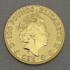 Goldmünze 1oz "Britannia" 2022 Elizabeth II. (Großbritannien) - Miniaturansicht 2