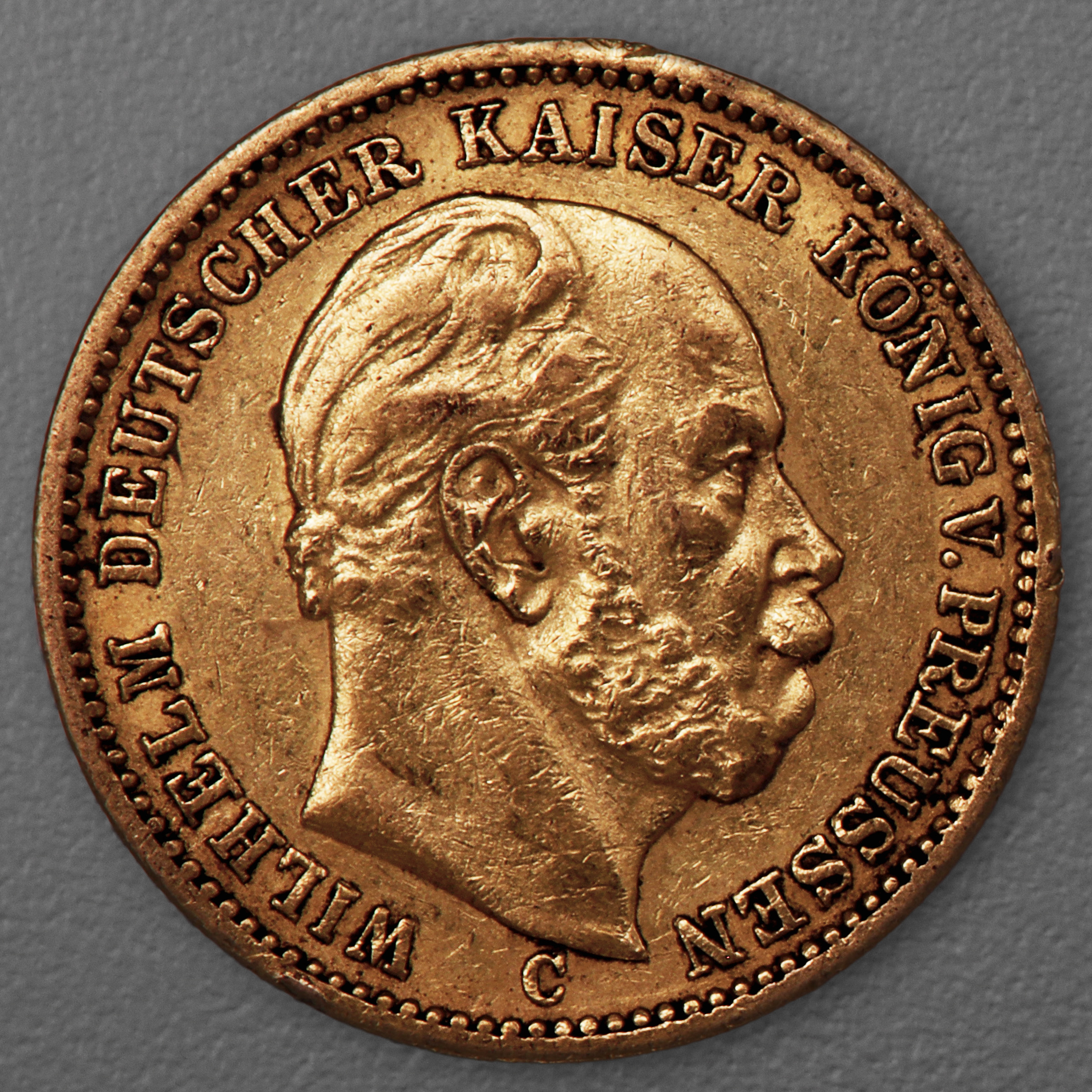 Goldmünze 20 Mark "Wilhelm I." 1873-C J.243 (Preußen) - Hauptansicht