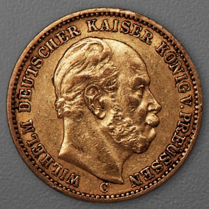 Goldmünze 20 Mark "Wilhelm I." 1873-C J.243 (Preußen) - Hauptansicht