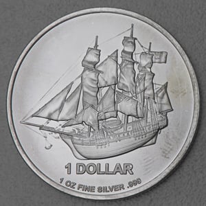 Silbermünze 1oz "Bounty" verschiedene Jahrgänge diff. (Cook Islands) - Miniaturansicht 3