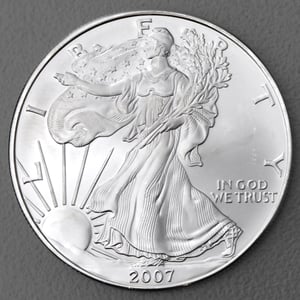 Silbermünze 1oz "American Eagle" verschiedene Jahrgänge diff. (USA) - Miniaturansicht 6