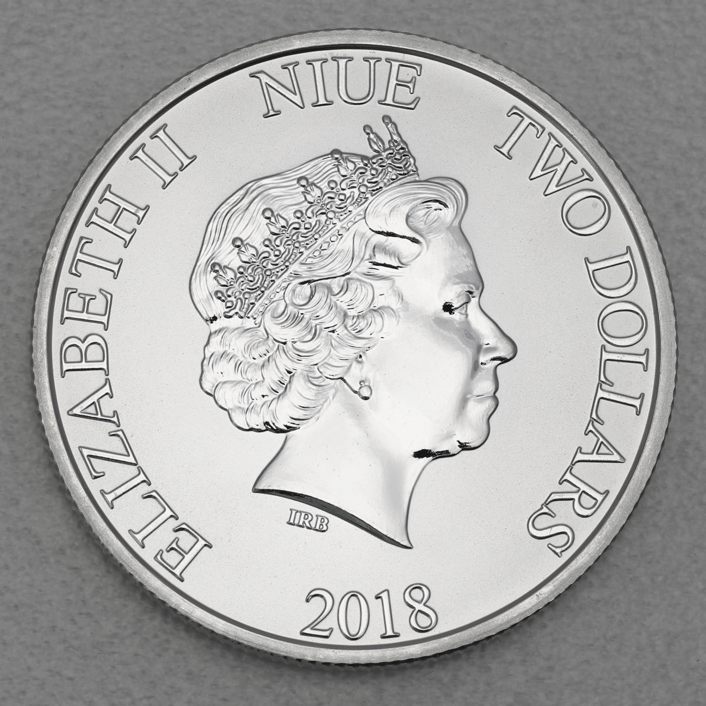 Silbermünze 1oz "Hund" 2018 Year of the Dog (Niue) - Detailansicht 1