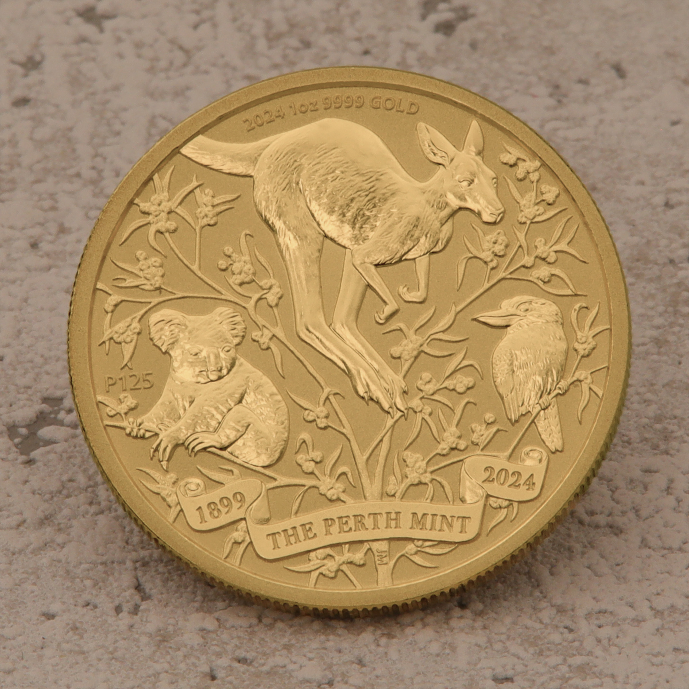 Goldmünze 1oz "125th Anniversary" 2024 The Perth Mint (Australien) - Detailansicht 4