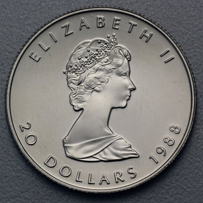 Platinmünze 1/2oz "Maple Leaf" 19% (Kanada) - Miniaturansicht 2