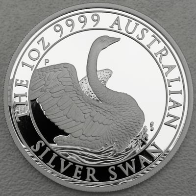 Silbermünze 1oz "Schwan" 2020 (PP) (Australien) - Miniaturansicht 1