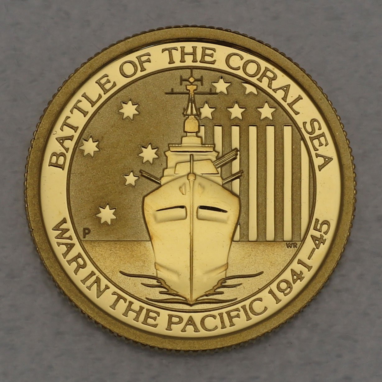 Goldmünze 1/10oz "Battle of the Coral Sea" 2014 War in the Pacific 1941-1945 (Australien) - Hauptansicht