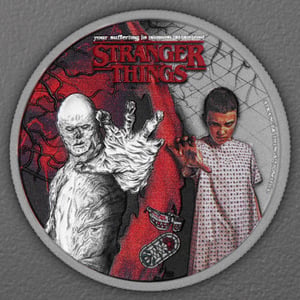 Silbermünze 1/2oz "Eleven + Vecna" 2026 (koloriert) Stranger Things (Tuvalu) - Hauptansicht