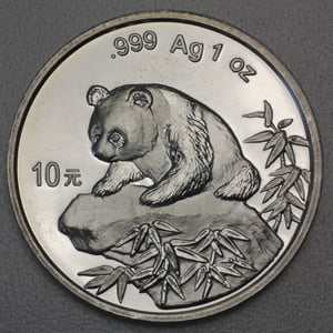 Silbermünze 1oz "Panda" 1999 (China) - Hauptansicht