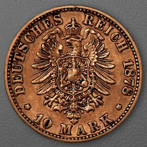 Goldmünze 10 Mark "Wilhelm I." 1878-C J.245 (Preußen) - Miniaturansicht 2