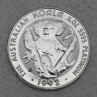 Platinmünze 1/20oz "Koala" (Australien) - Miniaturansicht 4
