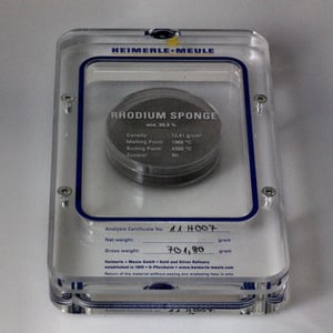 Anlage-Rhodium 50g (999 Rh), pulverförmig - Miniaturansicht 3