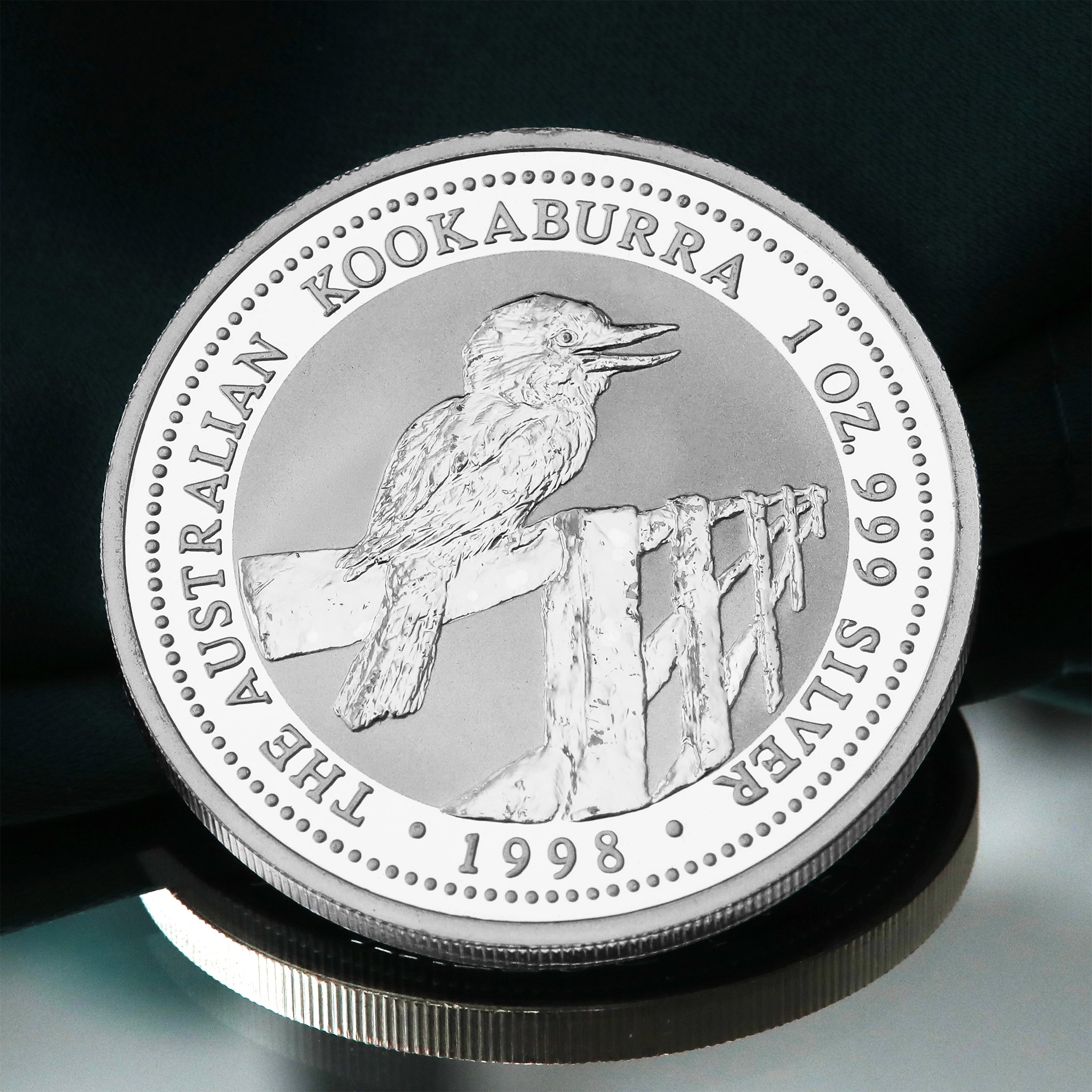 Silbermünze 1oz "Kookaburra" 1998 (Australien) - Detailansicht 4