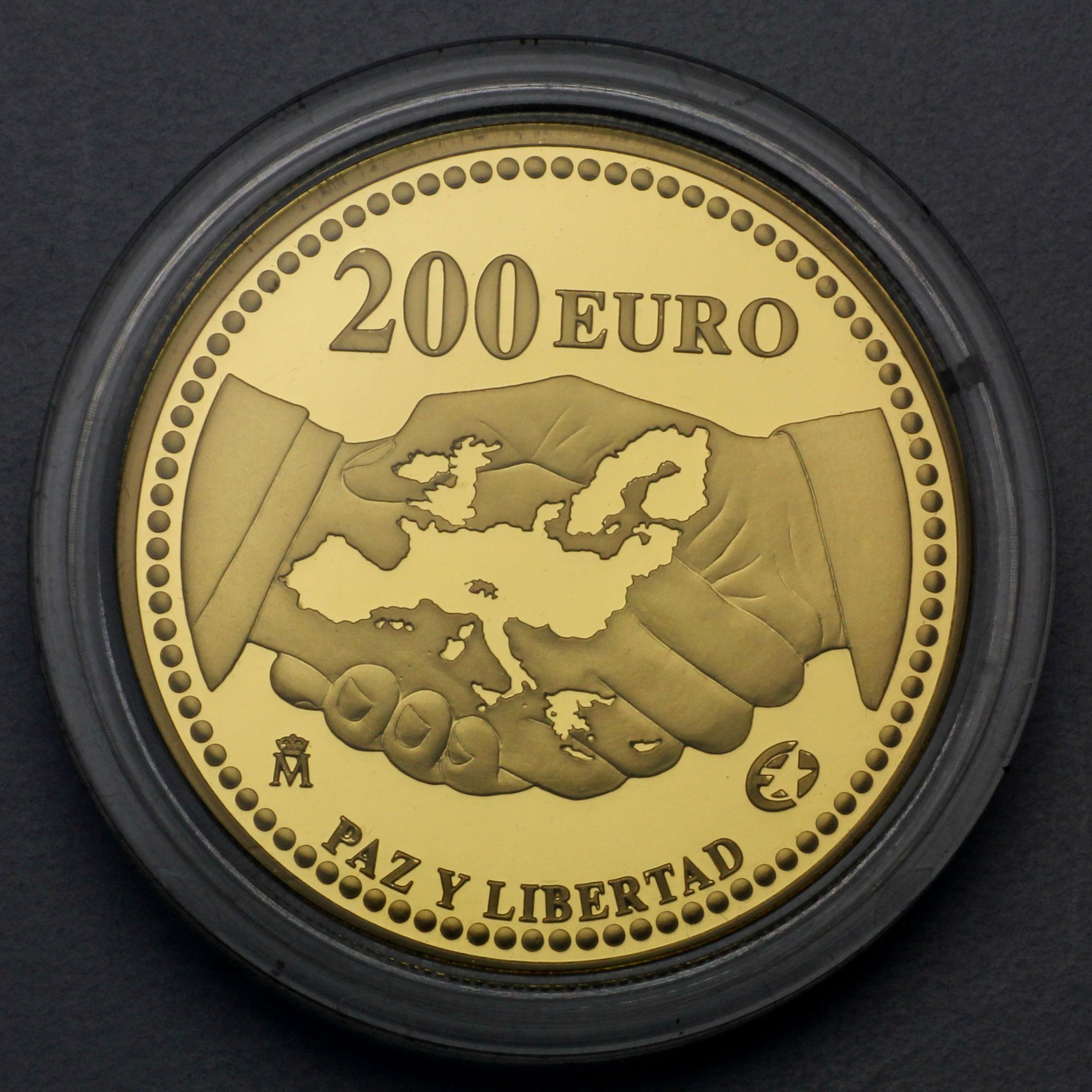 Goldmünze 200 Euro "Juan Carlos" 2005 (Spanien) - Hauptansicht