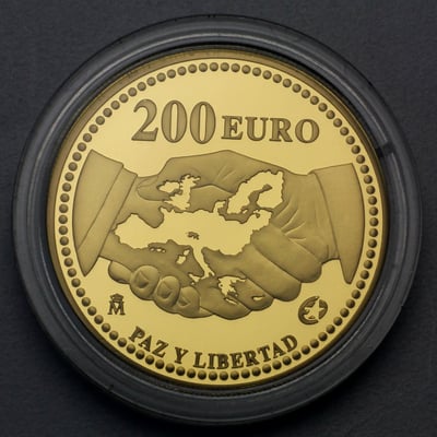 Goldmünze 200 Euro "Juan Carlos" 2005 (Spanien) - Miniaturansicht 1