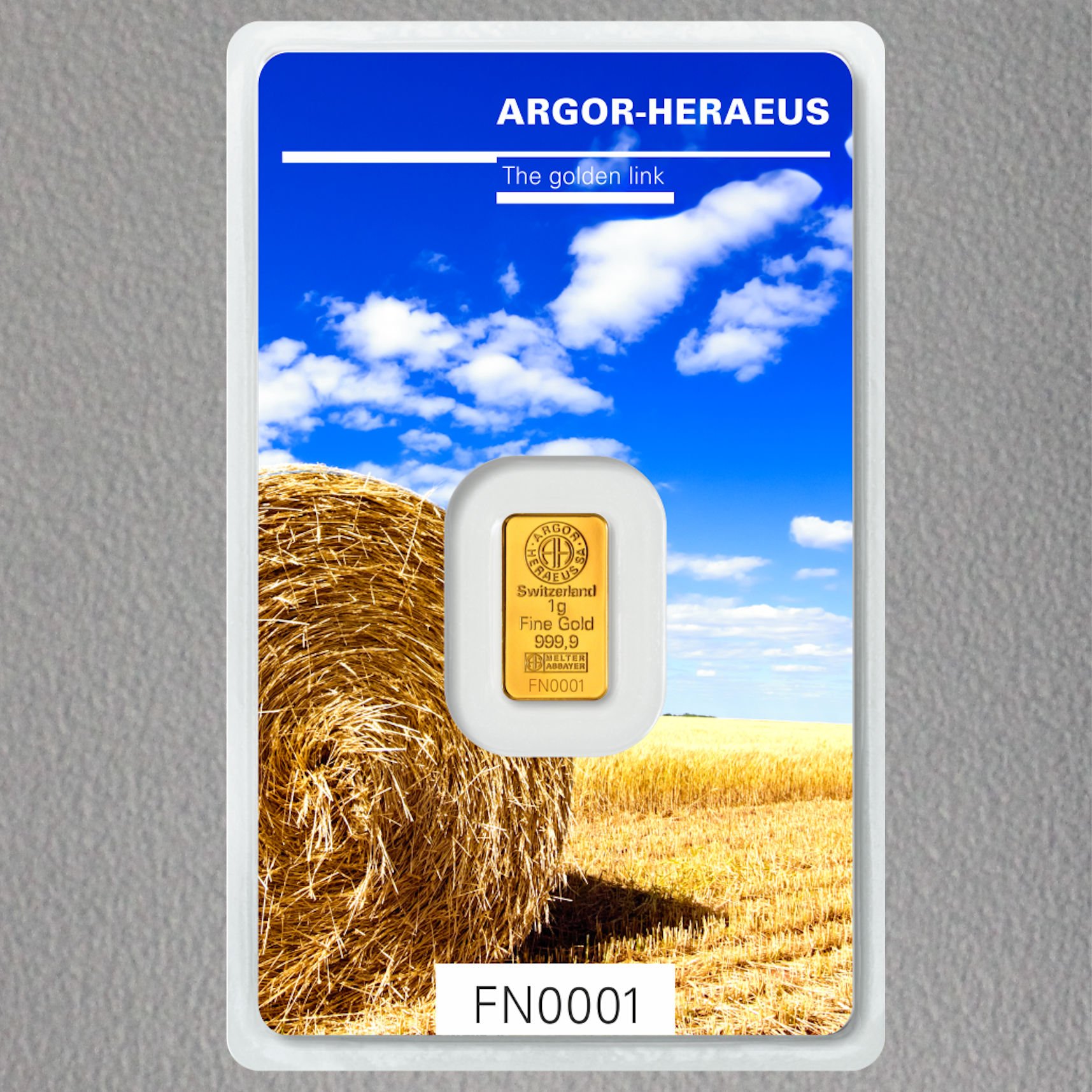 Goldbarren (4x 1g) "Following Nature" ARGOR - Detailansicht 3