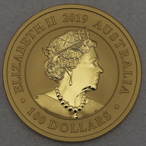 Goldmünze 1oz "Schwan" 2019 Australian Gold Swan (Australien) - Miniaturansicht 2