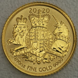 Goldmünze 1/10oz "The Royal Arms" 2020 (Großbritannien) - Hauptansicht