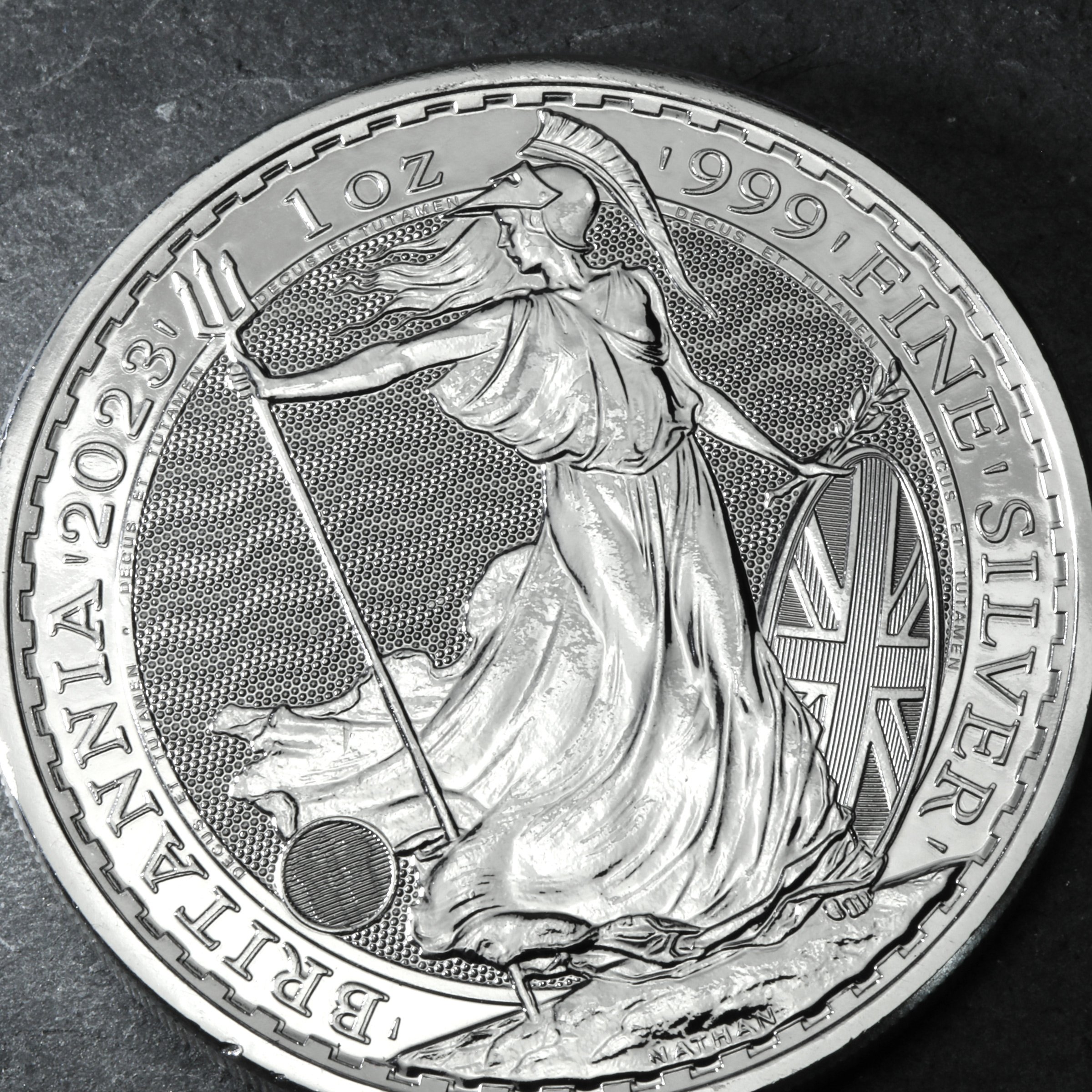 Silbermünze 1oz "Britannia" 2022 Elizabeth II. 19% (Großbritannien) - Detailansicht 4