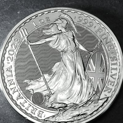 Silbermünze 1oz "Britannia" 2022 Elizabeth II. 19% (Großbritannien) - Miniaturansicht 5