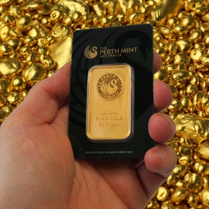 Goldbarren 50g THE PERTH MINT "Känguru" - Miniaturansicht 5