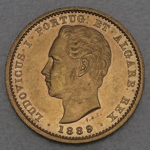 Goldmünze 5000 Reis 1860-1889 (Portugal) - Hauptansicht