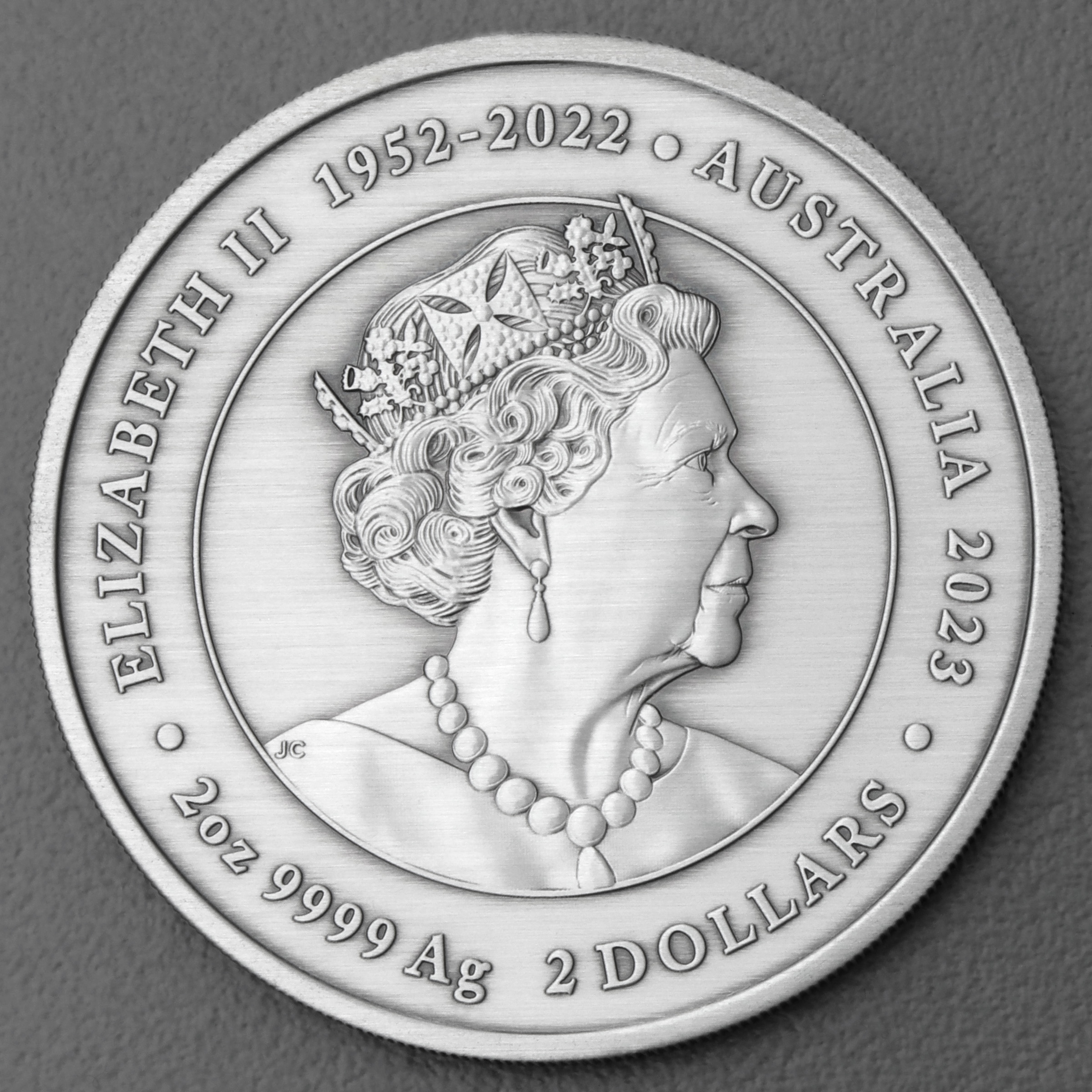 Silbermünze 2oz "Ningaloo Eclipse" 2023 (AF/koloriert) (Australien) - Detailansicht 1