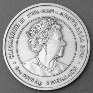 Silbermünze 2oz "Ningaloo Eclipse" 2023 (AF/koloriert) (Australien) - Miniaturansicht 2