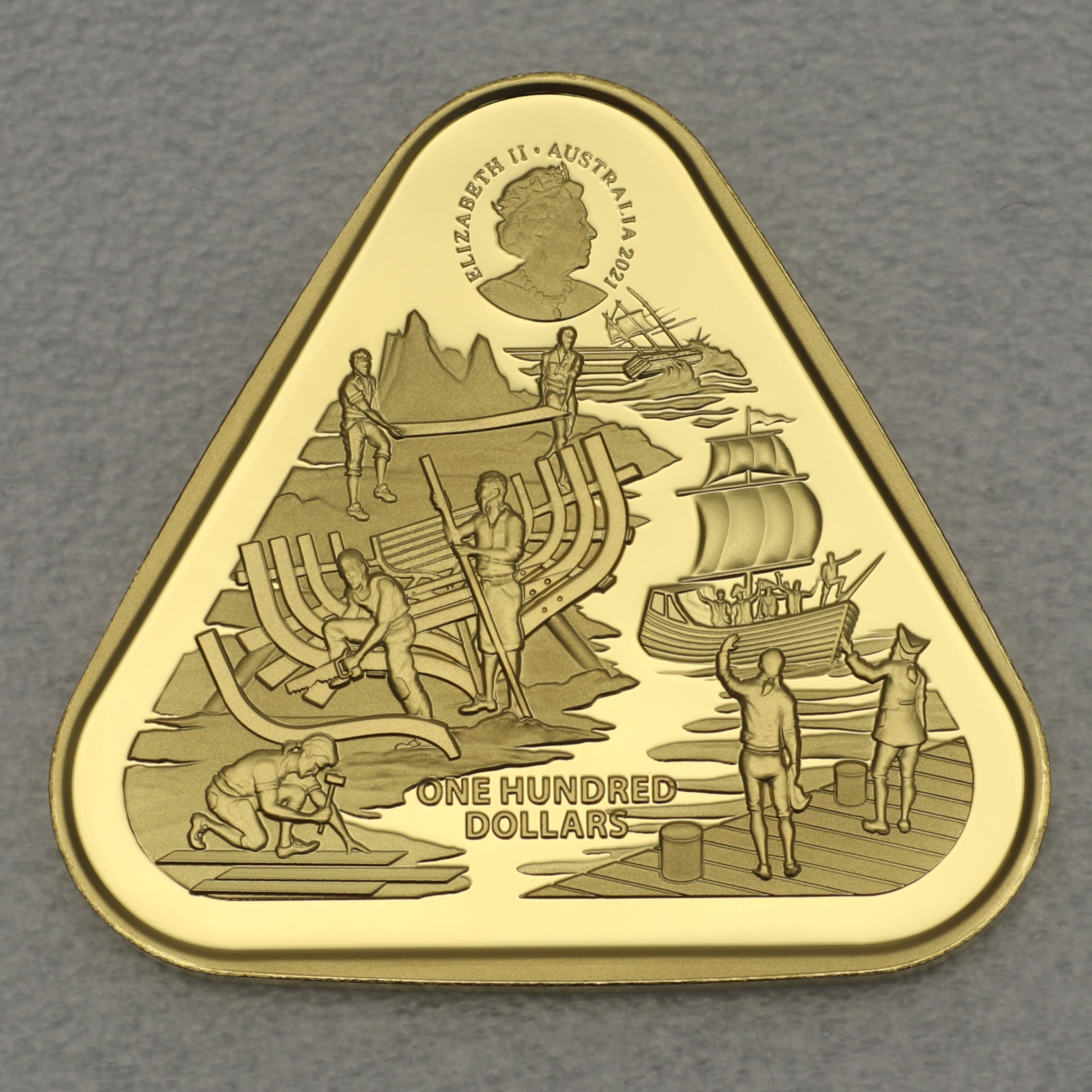 Goldmünze 1oz "Zeewijk" 2021 Shipwrecks (Australien) - Detailansicht 2