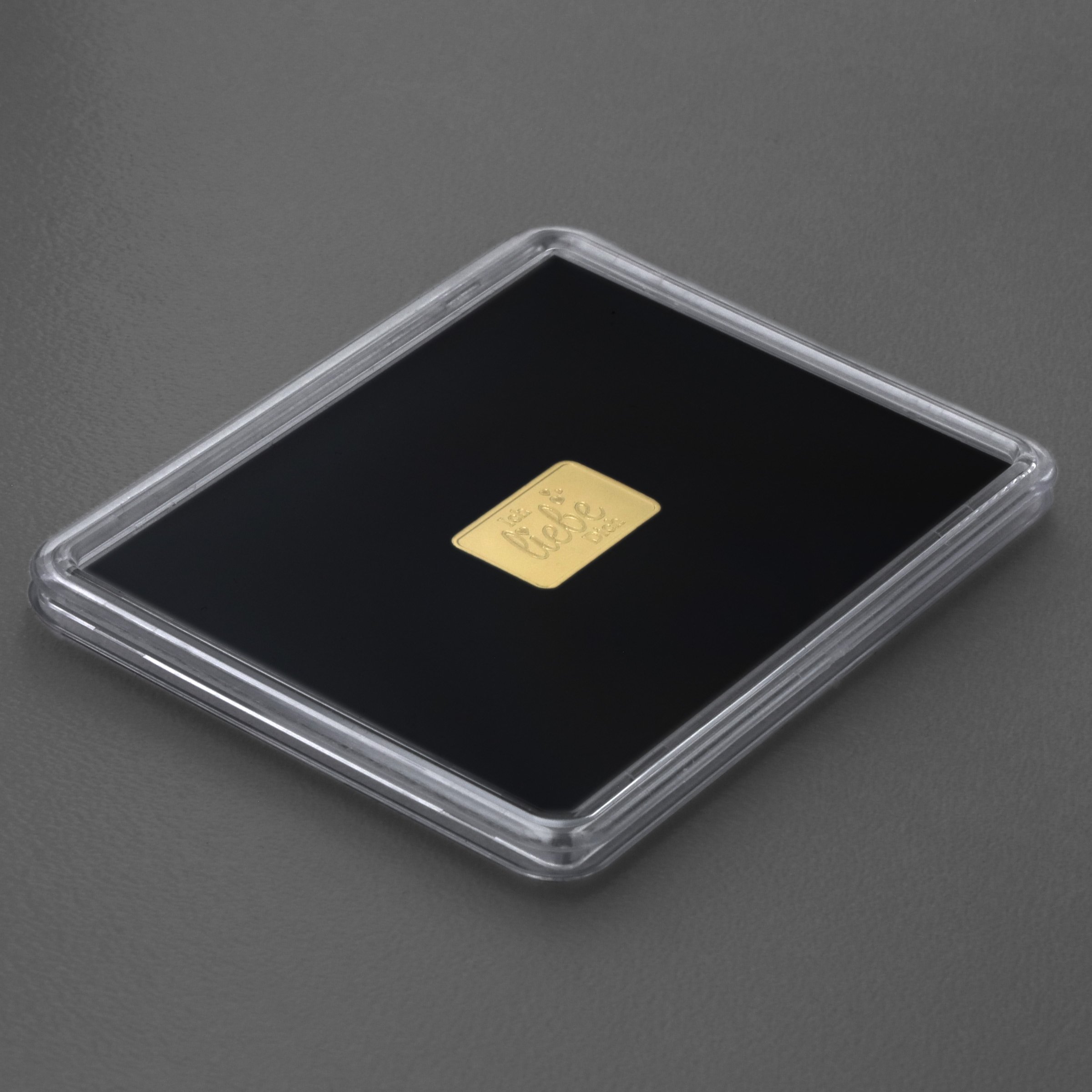 Goldbarren 2,5g Gravur "Ich Liebe Dich" - Detailansicht 6