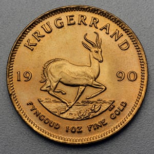 Goldmünze 1oz "Krügerrand" 1990 (Südafrika) - Hauptansicht