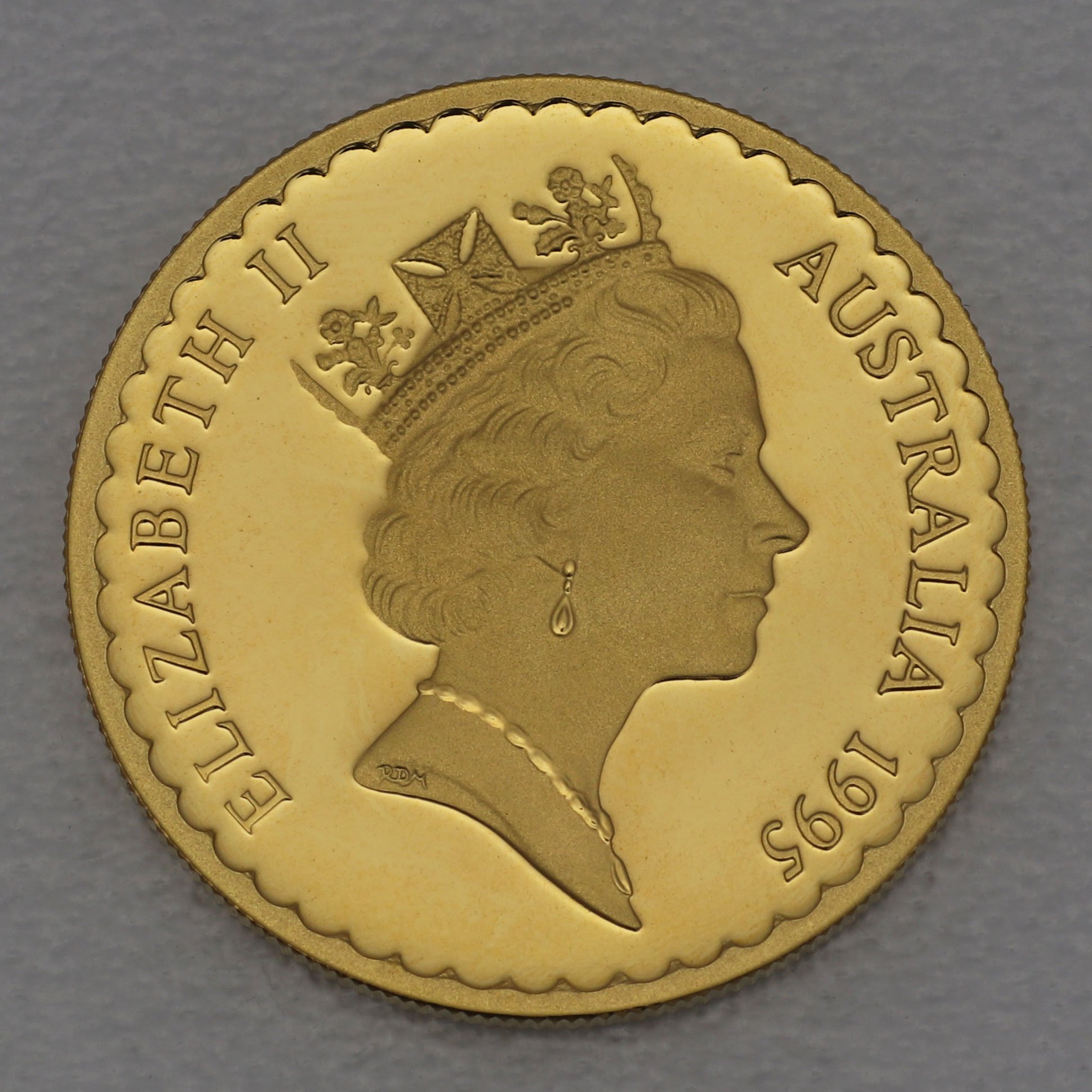 Goldmünze 100 Dollars "Waratah NSW" 1995 Floral Emblems (Australien) - Detailansicht 1