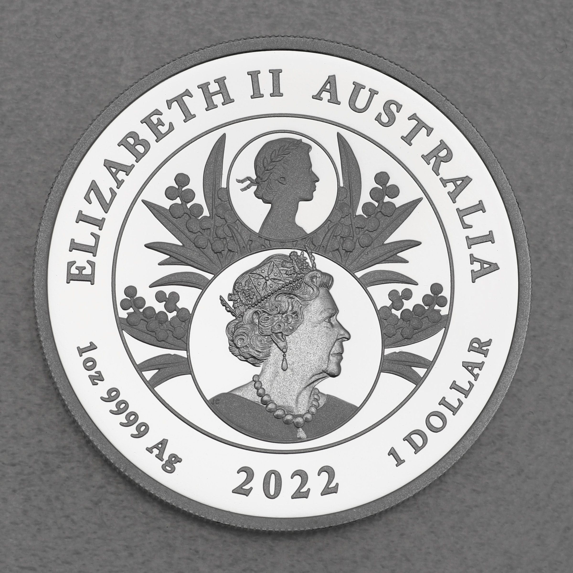 Silbermünze 1oz "The Queen s Platinum Jubilee" 2022 (PP) (Australien) - Detailansicht 1