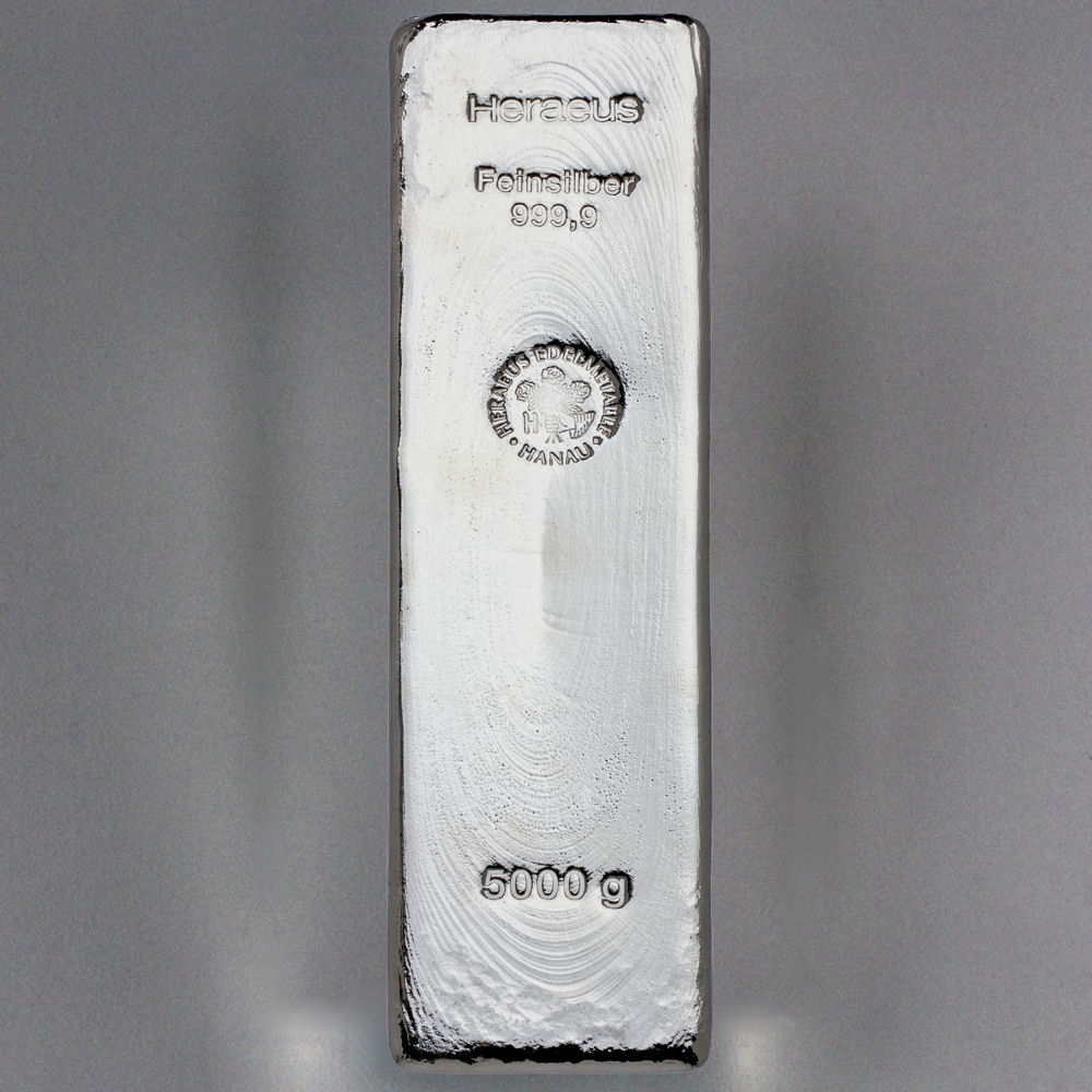 Silberbarren 5kg HERAEUS - Hauptansicht