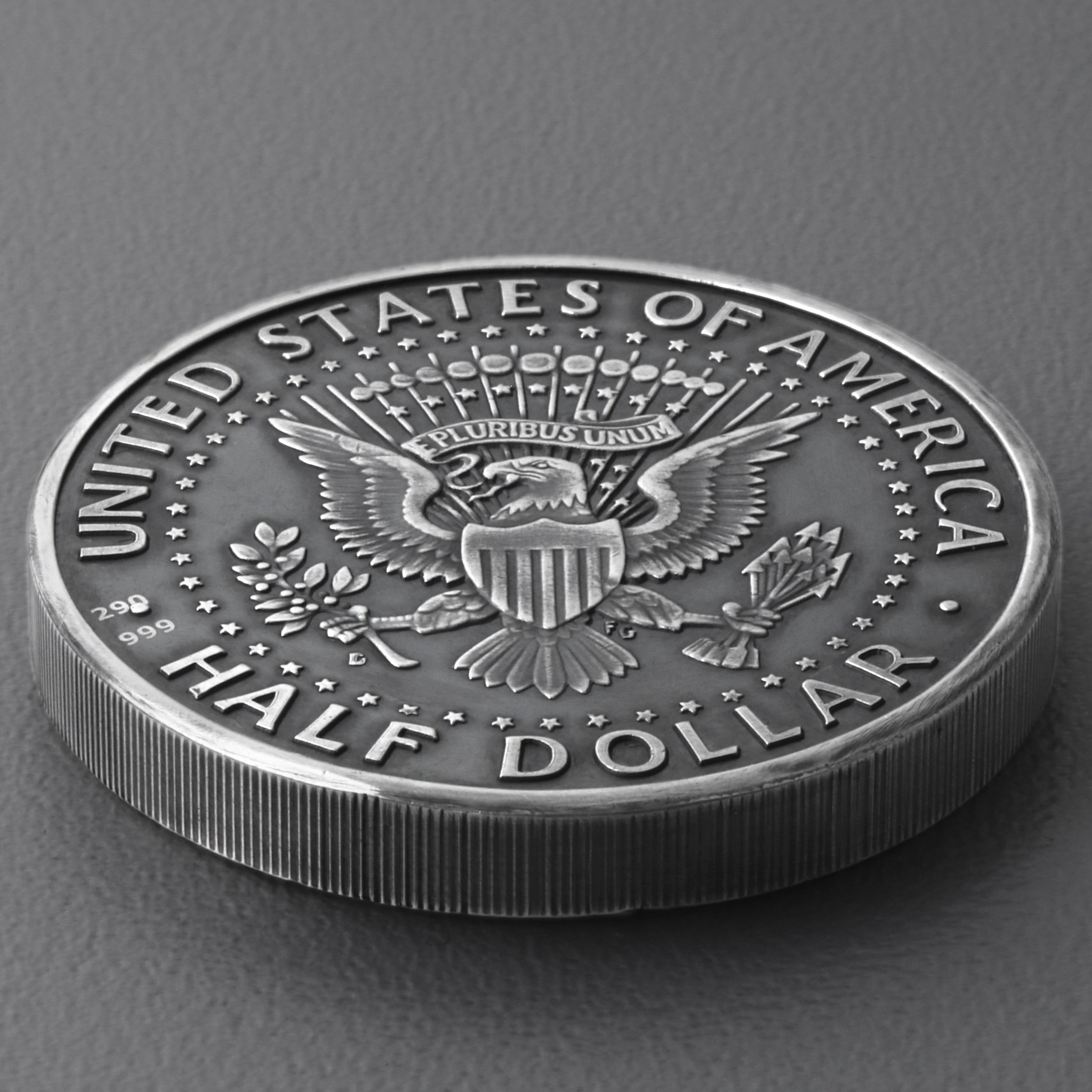 Silbermünze 2oz "The Witch" 1964 (UHR/koloriert) Roman Booteen Collection (USA) - Detailansicht 3