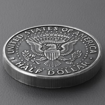 Silbermünze 2oz "The Witch" 1964 (UHR/koloriert) Roman Booteen Collection (USA) - Miniaturansicht 4