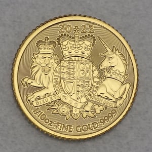 Goldmünze 1/10oz "The Royal Arms" 2022 (Großbritannien) - Hauptansicht