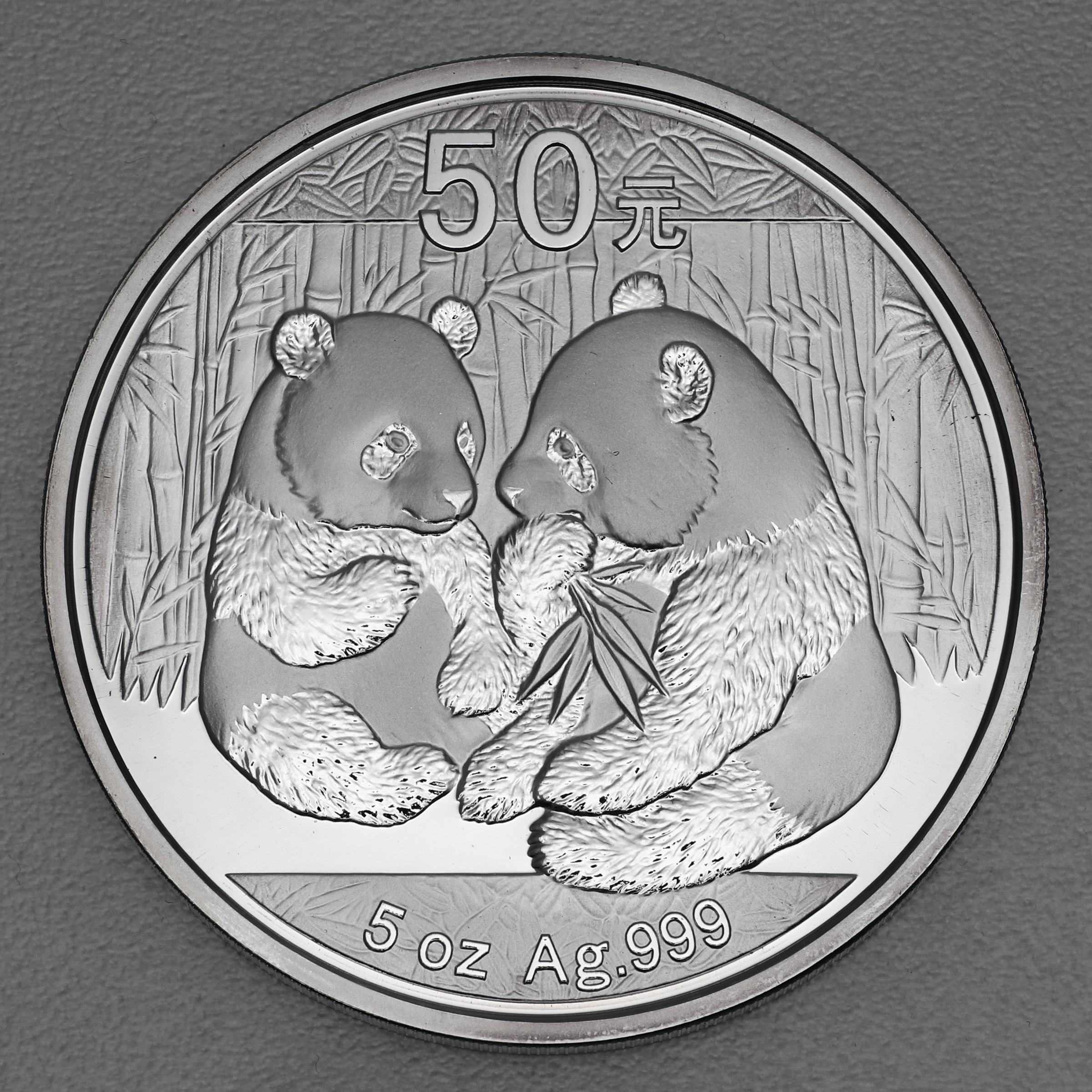 Silbermünze 5oz "Panda" 2009 (China) - Hauptansicht