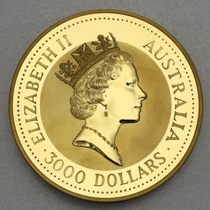 Goldmünze 1kg "Känguru" 1993 Australian Nugget (Australien) - Miniaturansicht 2
