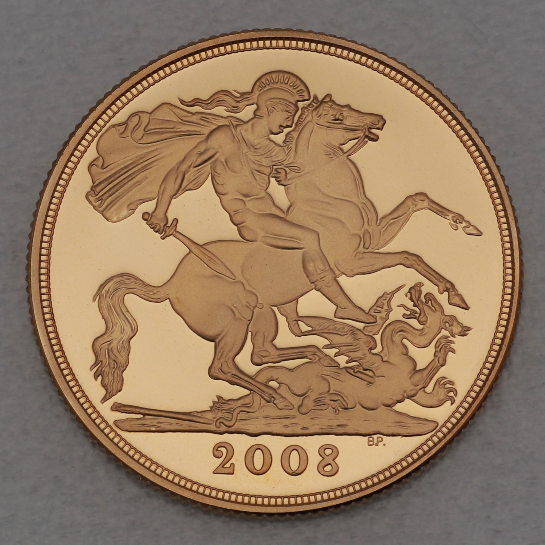 Goldmünzen "Gold Proof Sovereign" 2008 Set – 3-tlg. (Großbritannien) - Detailansicht 1