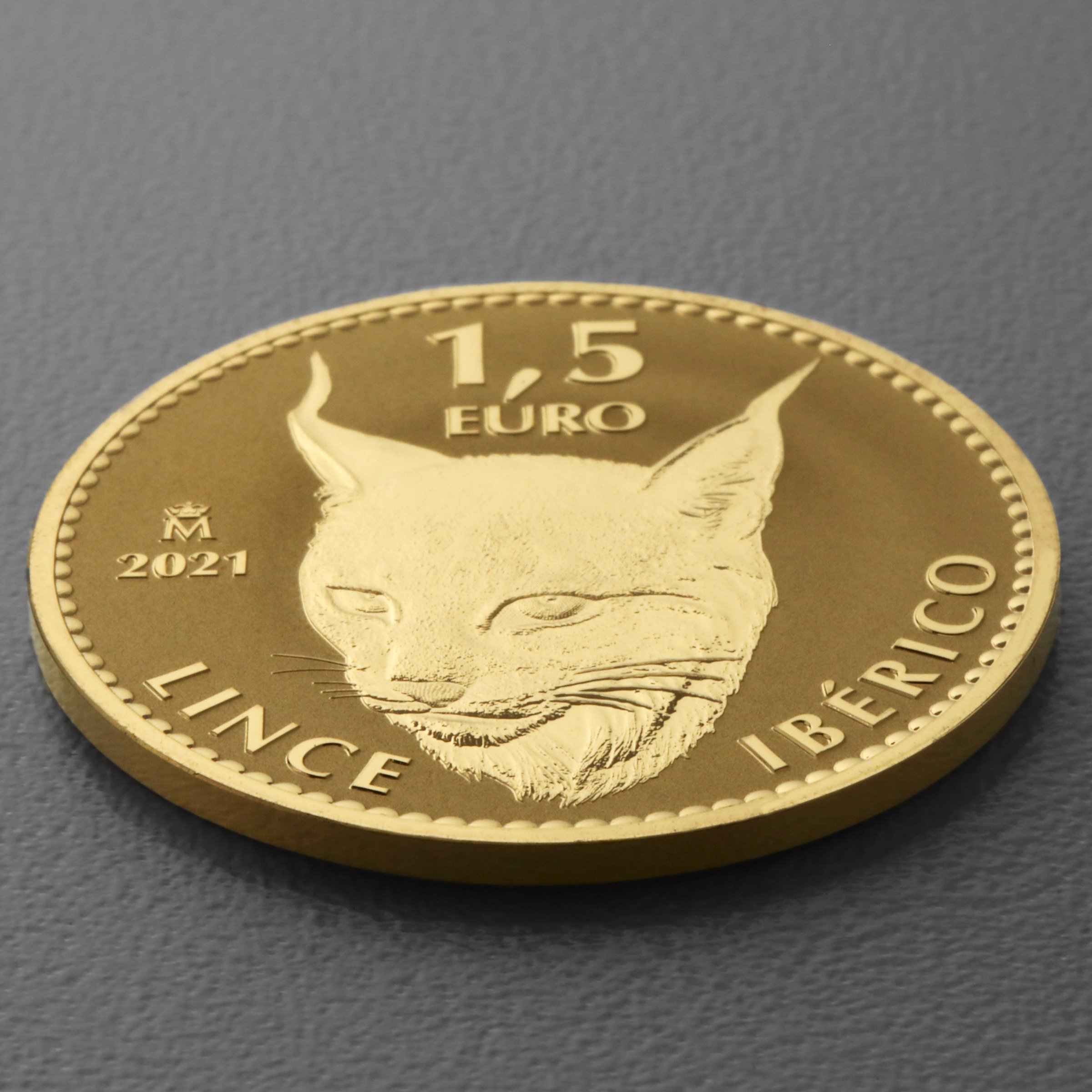 Goldmünze 1oz "Iberischer Luchs" 2021 (Spanien) - Detailansicht 2