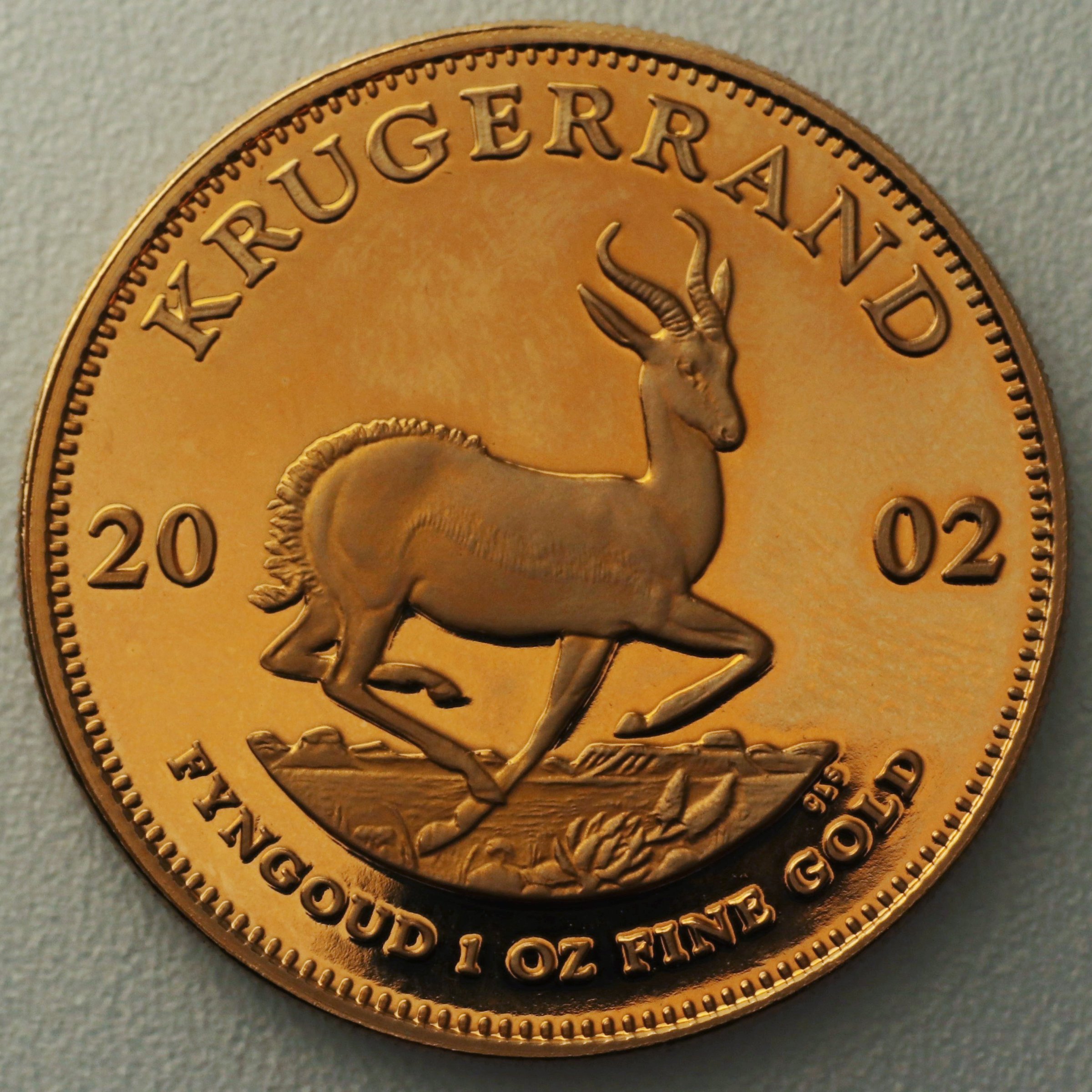 Goldmünze 1oz "Krügerrand" 2002 (Südafrika) - Hauptansicht