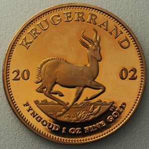 Goldmünze 1oz "Krügerrand" 2002 (Südafrika) - Hauptansicht