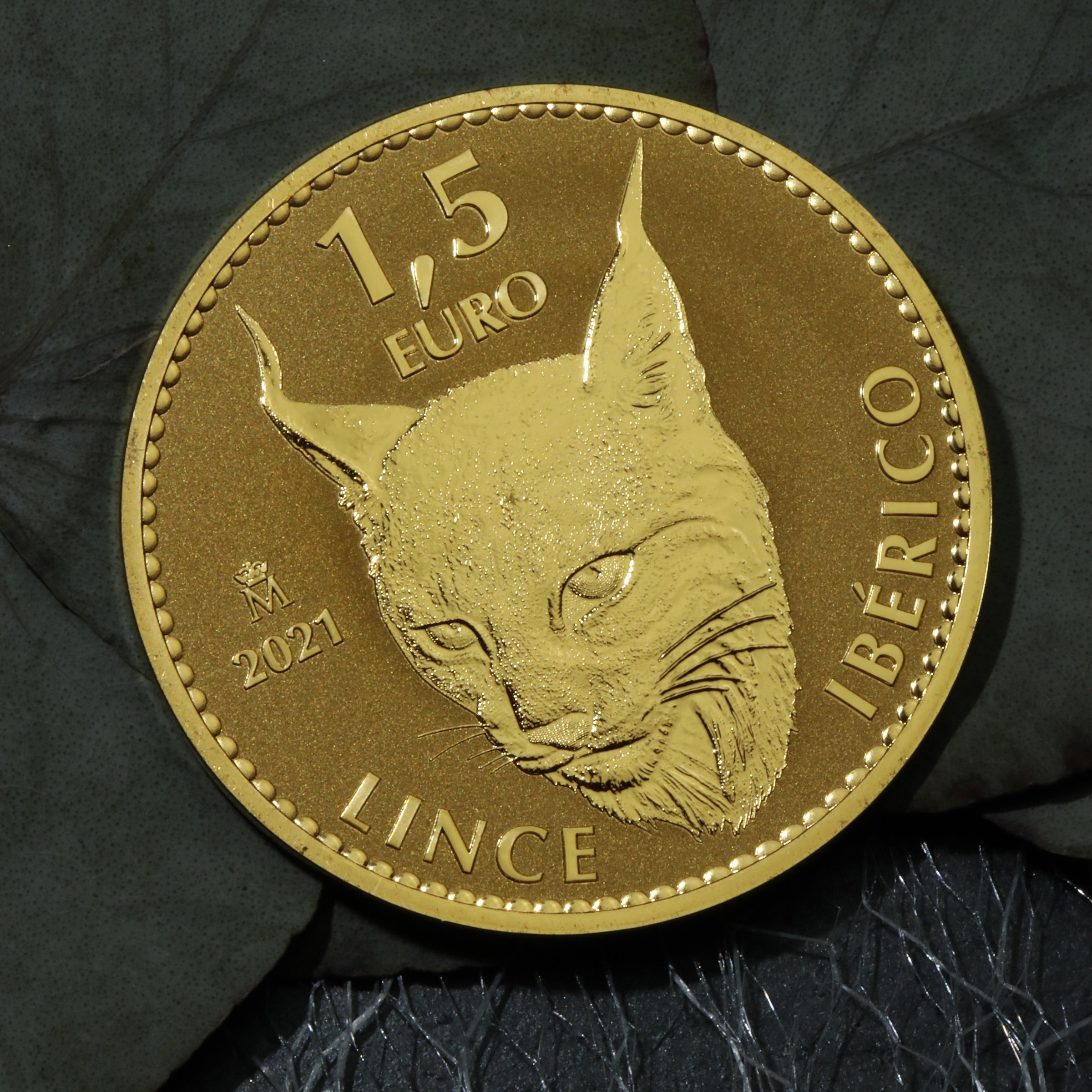 Goldmünze 1oz "Iberischer Luchs" 2021 (Spanien) - Detailansicht 4