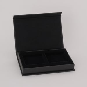 Geschenk-Karton mit Magnet "Edelschwarz" 2er Box - Miniaturansicht 2