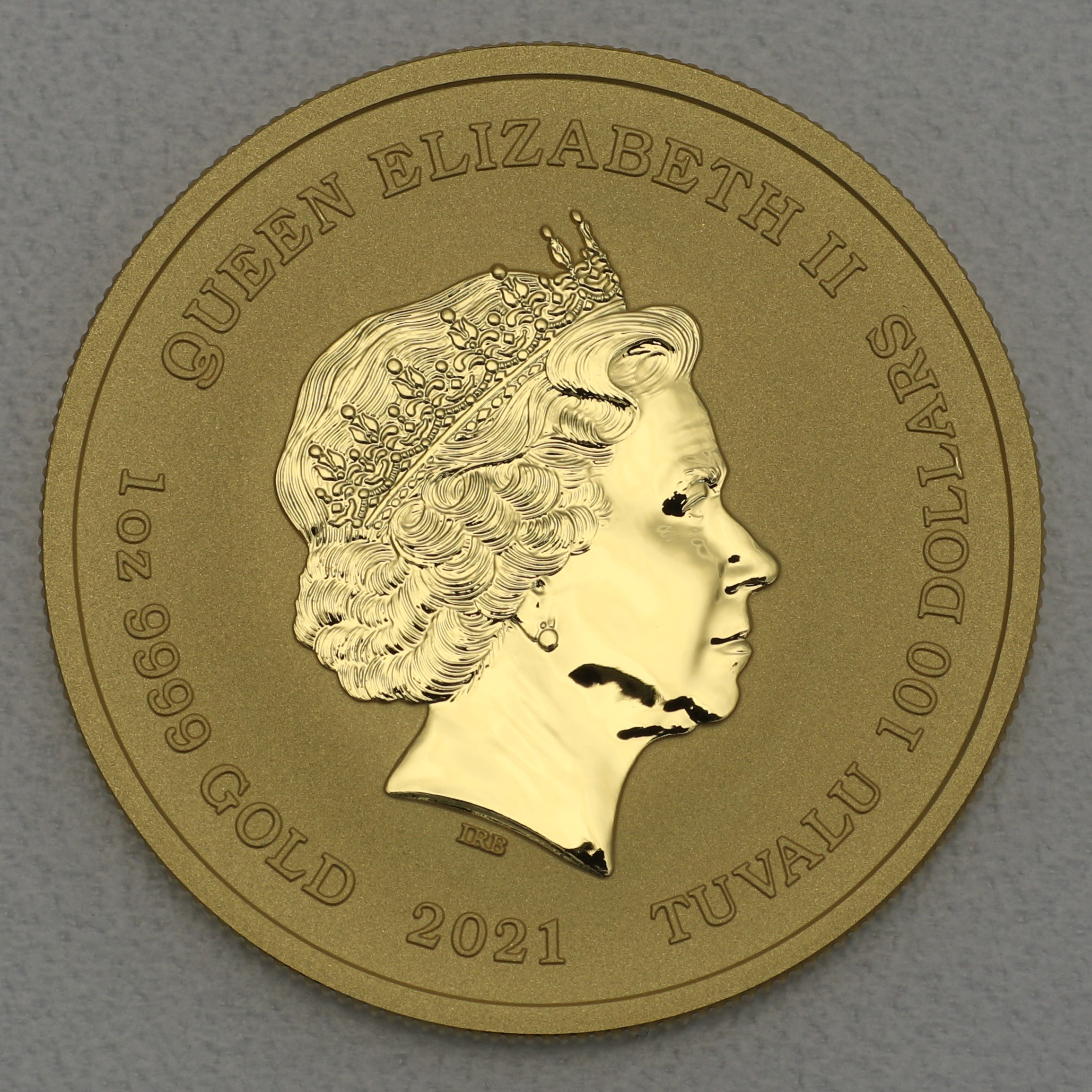 Goldmünze 1oz "Poseidon" 2021 Gods of Olympus (Tuvalu) - Detailansicht 1